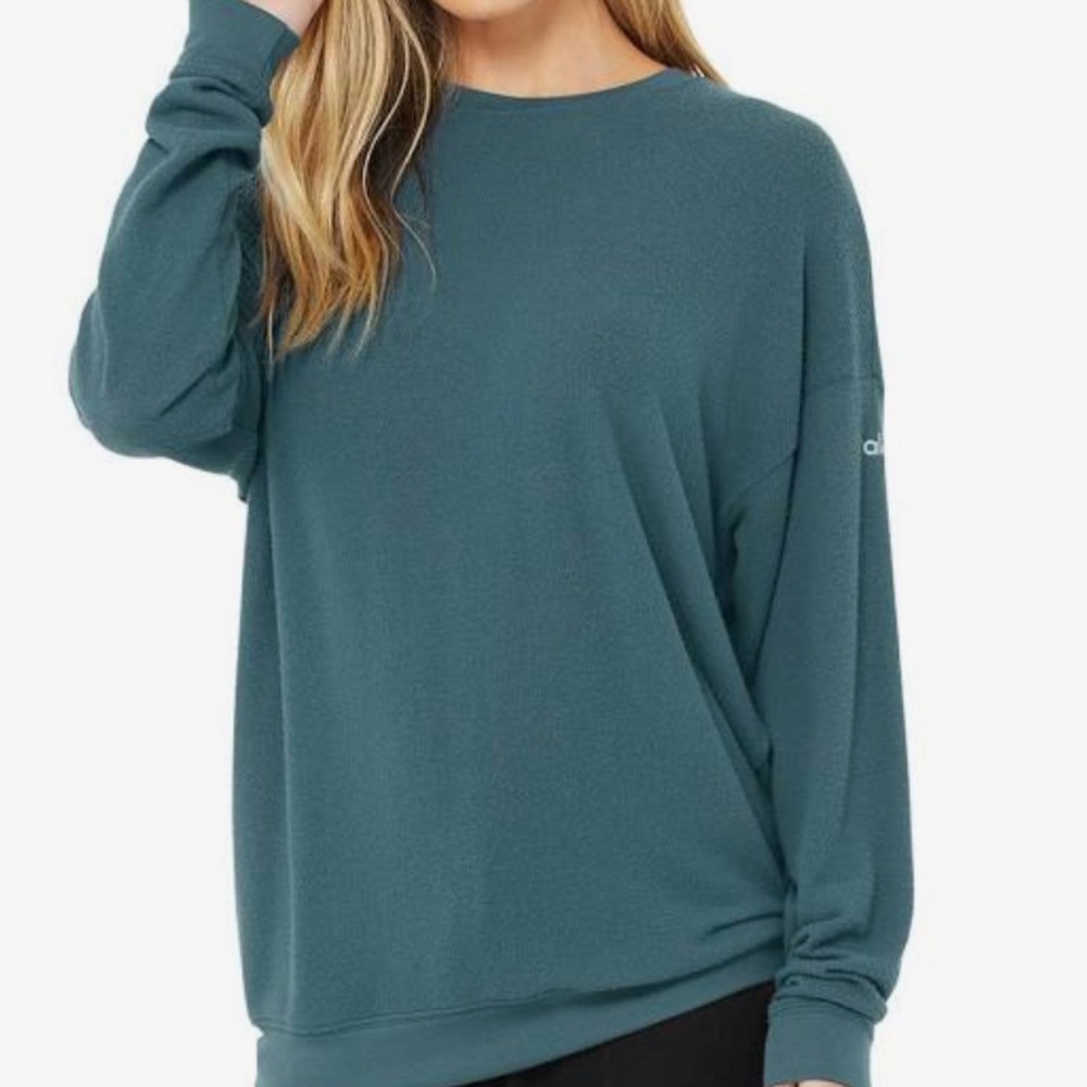 BLACK Alo Yoga Soho Pullover Women's